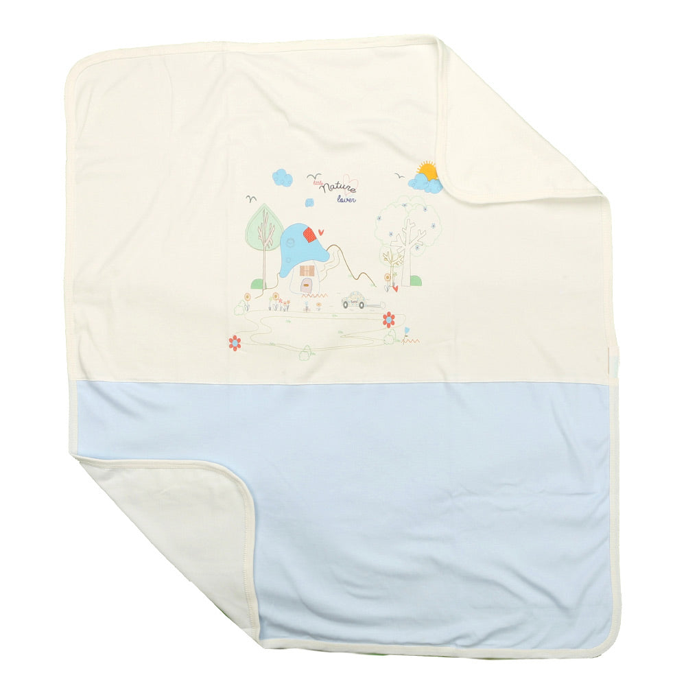 Shopymommy 001.1523 Nature Inspired Baby Blanket Blue"