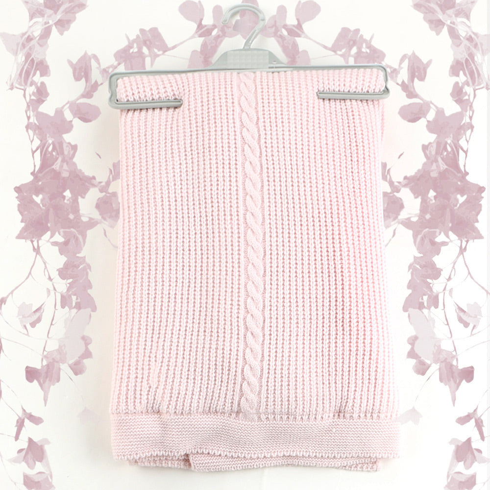 Shopymommy 001.4152 Pink Elegant Patterned Baby Blanket