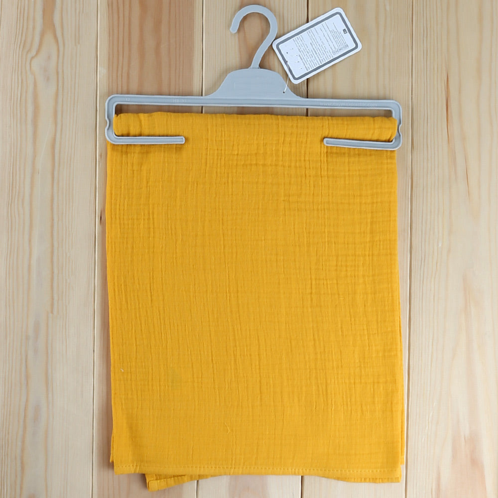 Shoppymommy 001.9211 Muslin Baby Blanket Mustard Yellow