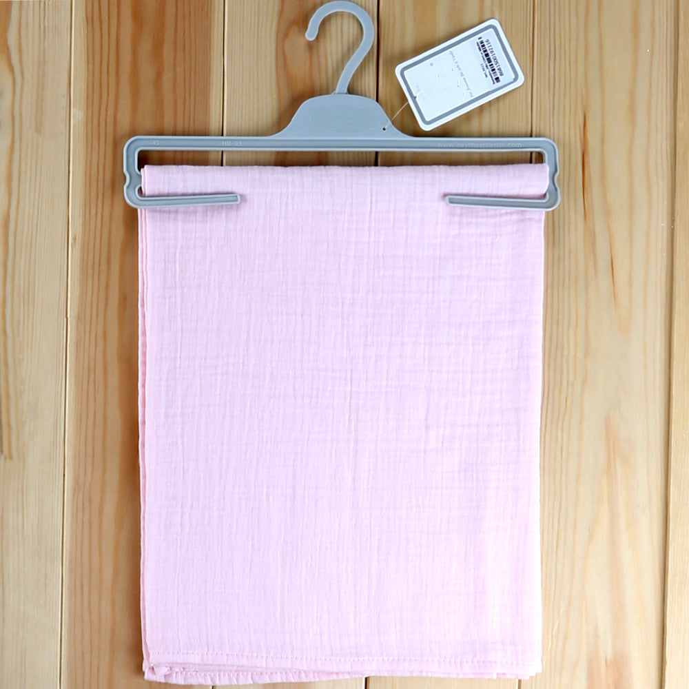 Shoppymommy 001.9211 Muslin Textured Baby Blanket Pink