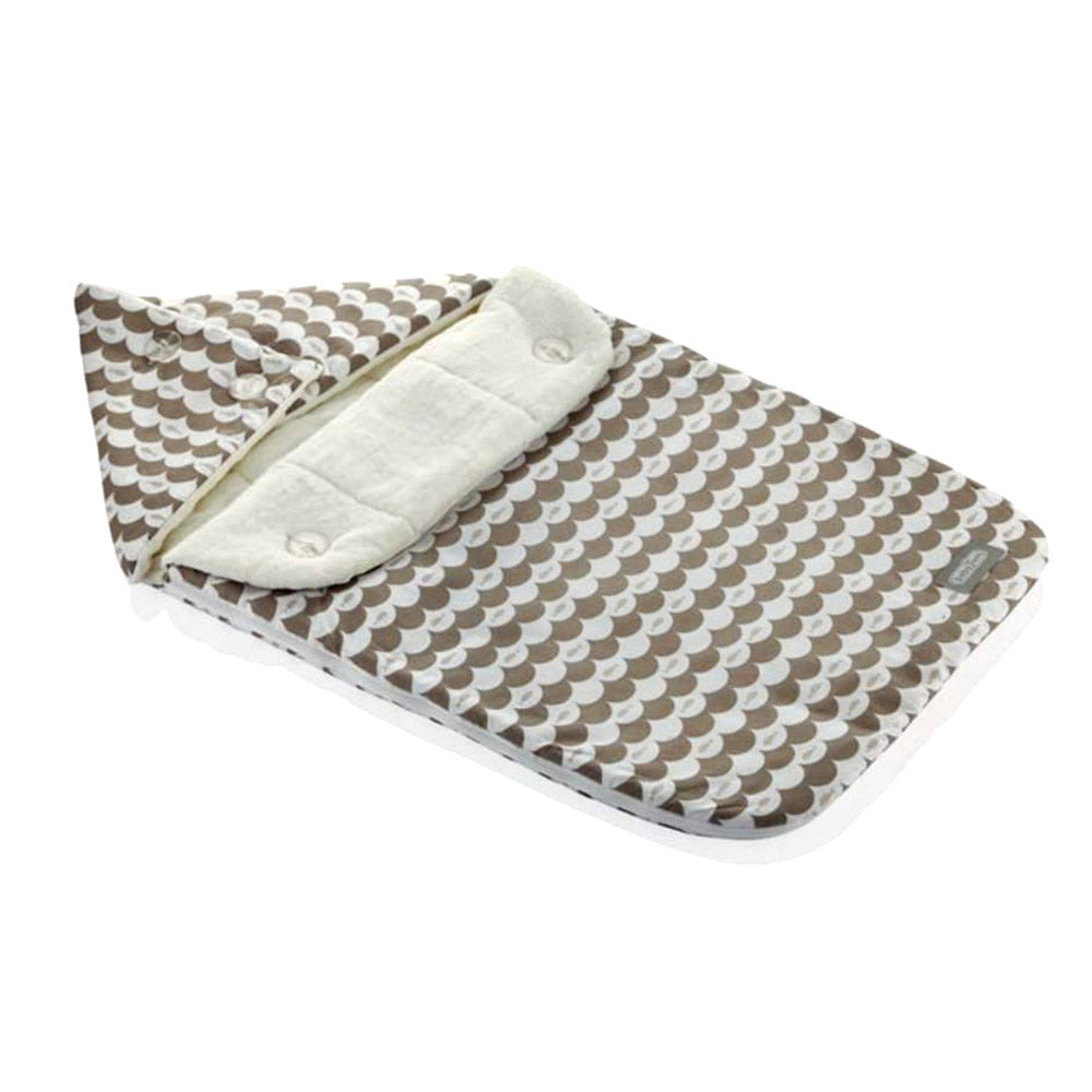 Shoppymommy 068.428 Brown Star Patterned Baby Swaddle