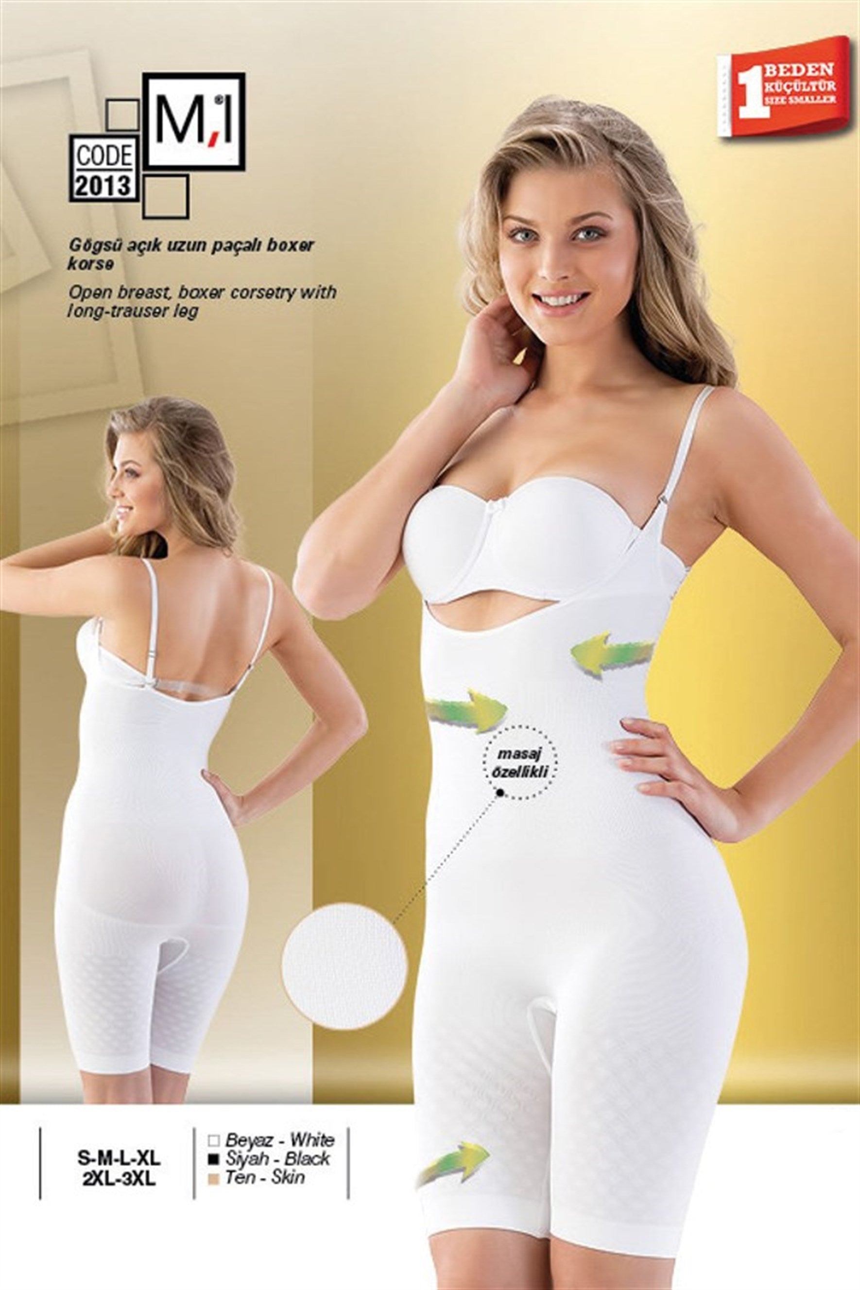 Shopymommy 2013 Seamless Long Johns Boxer Postpartum Corset